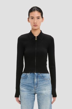 Victoria Beckham Mila Top In Black - XS - Womens