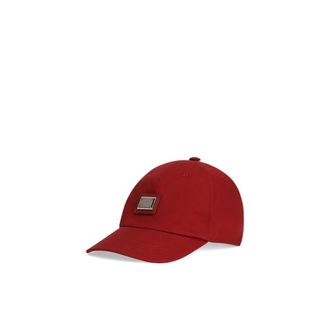 Dolce & Gabbana Caps - unisex - Petten - Rood - L - Accessoires