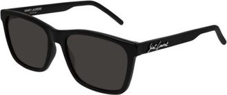 Saint Laurent SL 318 Zonnebril - Heren - Zonnebrillen - Zwart - 56 MM - Accessoires