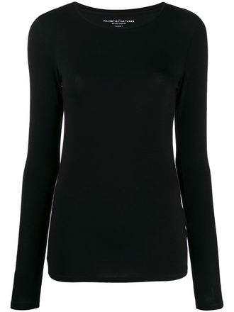 Majestic Filatures Maglione a girocollo - Nero