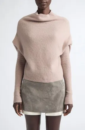 Rick Owens Crater Cashmere Blend Sweater in Rose at Nordstrom, Size X-Small