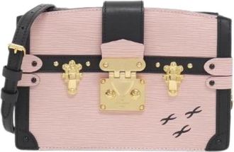 Louis Vuitton Pre-owned Epi Trunk Clutch Calf Shoulder Bag - Dames - Vintage Schoudertas - Roze - ONE Size - Leer - Vintage