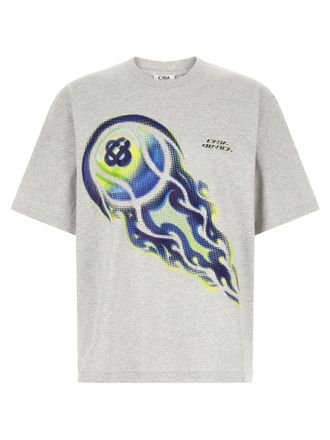 Casablanca Gray Organic Cotton Mens T-Shirt