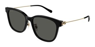 Gucci GG1884SK Asian Fit 001 Womens Sunglasses Black Size 56