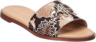 Cole Haan Flynn Snake-Embossed Leather Sandal