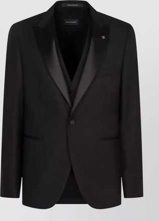 Tagliatore wool silk three piece tuxedo suit