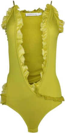 CHRISTOPHER ESBER Carina bodysuit - women - Polyester/Spandex/Elastane - 6 - Green