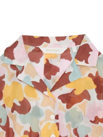 Palm Angels Camouflage-Print Cotton T-Shirt - Multicolor
