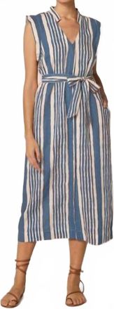 Cleobella Lani Midi Dress In Blue