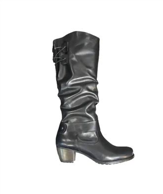 Eric Michael Womens Bryce Tall Boot In Black