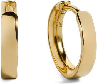 Monica Vinader Essential Huggie Hoop Earrings in 18K Gold Vermeil at Nordstrom