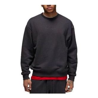Nike Jordan Air Jordan Wordmark Fleece Crewneck Sweatshirt Off Noir FJ7788-045