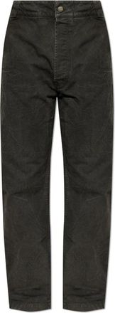 Fear of God Washed Canvas Utility Pant - Heren - Straight fit broeken - Zwart - W32 - Katoen - Broeken