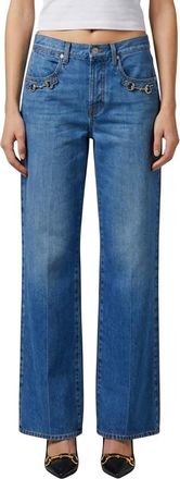 Gucci Blue Low Rise Jeans