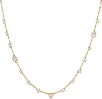Eden Presley Rock Candy Necklace in Yellow Gold - Diamond at Nordstrom, Size 16