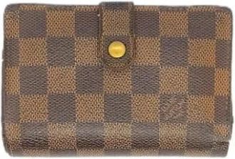 Louis Vuitton Pre-owned Vintage Bi-fold Portemonnee - Dames - Vintage Accessoires - Bruin - ONE Size - Vintage