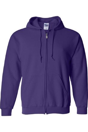 Gildan Heavy Blend Unisex Adult Full Zip Hooded Sweatshirt Top