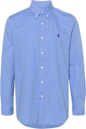 Polo Ralph Lauren Overhemden - Heren - Casual Overhemden - Blauw - 2XL - Overhemden