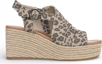 TruClothing Print Wedge Slingbacks Heel Sandals