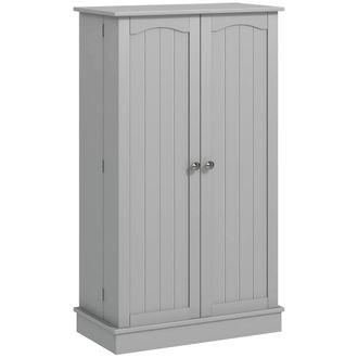 HOMCOM Armario de cocina 60x30x104 cm gris