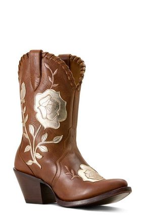 Ariat Arrosa J Toe Western Boot in Tan Dusk at Nordstrom, Size 9.5