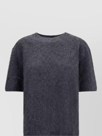 Lisa Yang cashmere relaxed-fit short-sleeve sweater