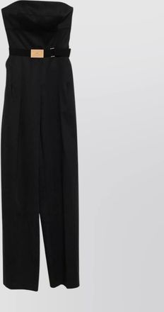 Elisabetta Franchi long jumpsuit lace-up back