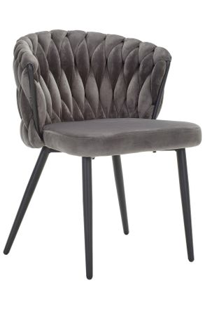 Livetastic Stuhl, Grau, Metall, Textil, Füllung: Schaumstoff, Rundrohr, 63x58x78 cm, Esszimmer, Stühle, Polsterstühle