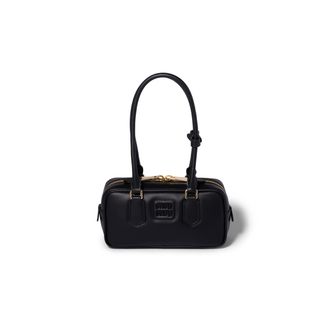 Miu Miu Arcadie Leather Bag, Woman, Black