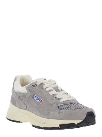 Autry Womens Sneakers Grey Leather Trainers