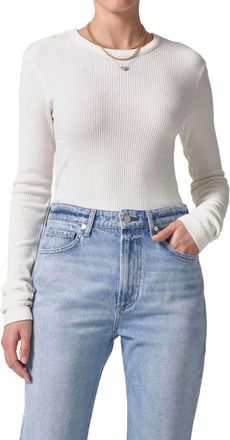 Citizens Of Humanity Bina Crewneck Tee In Pashmina