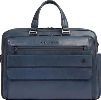 Piquadro Laptop Bags & Cases, male, Blue, Size: ONE SIZE Personalizable Laptop Bag 15,6