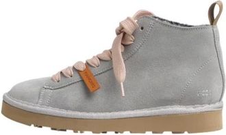 Panchic Polacchino P001 - Dames - Veterlaarzen - Grijs - 37 EU - Leer - Schoenen