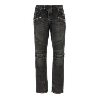 Balmain Hombre, Vaqueros, Gris, Talla: W32