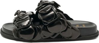 Valentino Garavani Sandali slides 03 Rose Edition Atelier - Nero