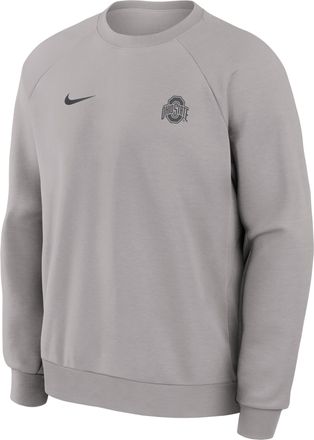 Nike Ohio State Premium Performance Nike Mens Dri-FIT College Pullover Crew in Grey | 03EK09TOH-BXN