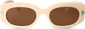 Tom Ford Eyewear Occhiali da sole ovali - Toni neutri