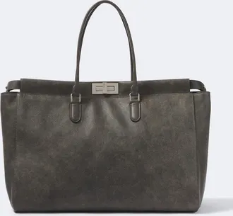 Fendi Borsa Peekaboo Large in pelle