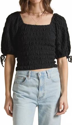 Saltwater Luxe Lewis Top In Black