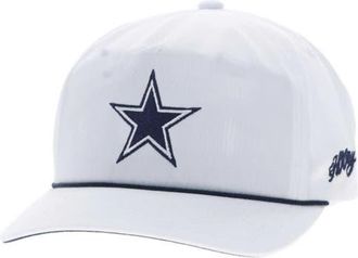 Hooey Mens HOOey White Dallas Cowboys Star Logo Rope Adjustable Hat at Nordstrom