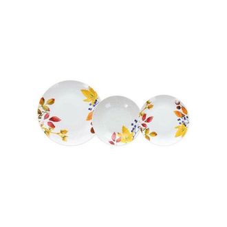 Tognana Sevizio piatti 18 Pezzi bice in porcellana multicolor linea madison