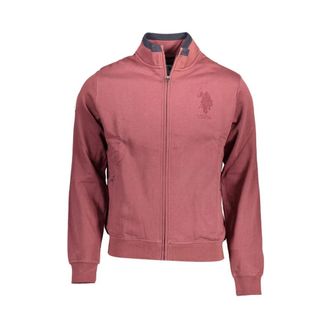 U.S.Polo Association Zip-throughs - Heren - Vesten met rits - Paars - 3XL - Katoen - Hoodies & sweatvesten
