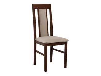 Mirjan24 Mobilier1 - Silla Victorville 165, Nuez, 96x43x40cm, Tapiz, De Madera, Madera, Muebles Ya Montados