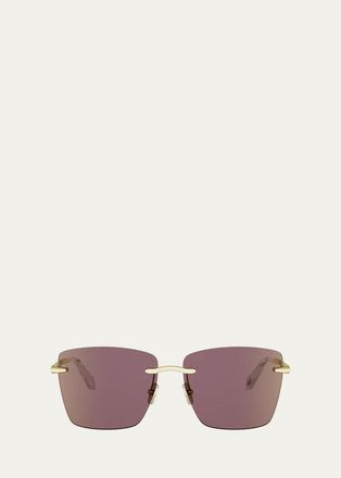 Bulgari Serpenti Viper 60MM Square Sunglasses