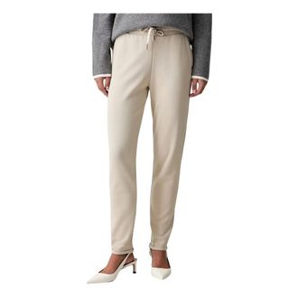 Joop Dames, Broeken, Beige, Maat: XL Katoen