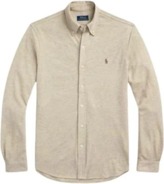 Polo Ralph Lauren Heren, Overhemden, Bruin, Maat: XS Katoen