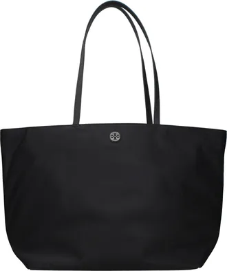 Tory Burch Black Fabric Shoulder Womens Bag