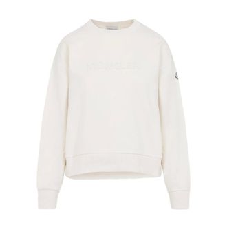 Moncler Dames, Sweatshirts & Hoodies, Wit, Maat: XS Katoen