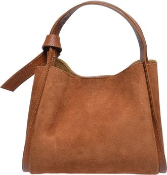Luisa Vannini COGNAC Rundleer Tas