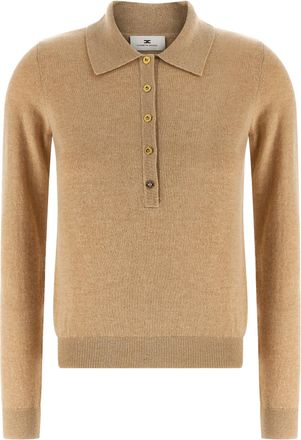 Elisabetta Franchi Cashmere Sweater Maglioni Beige-Donna
